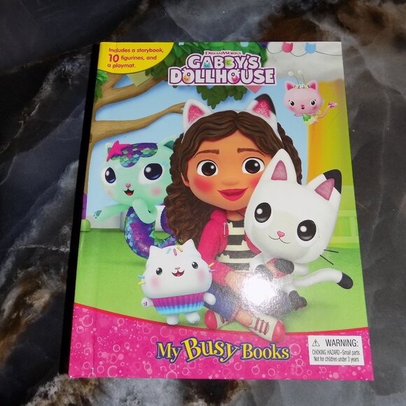 Dreamworks Toys Gabbys Dollhouse My Busy Books By Phidal Publishing